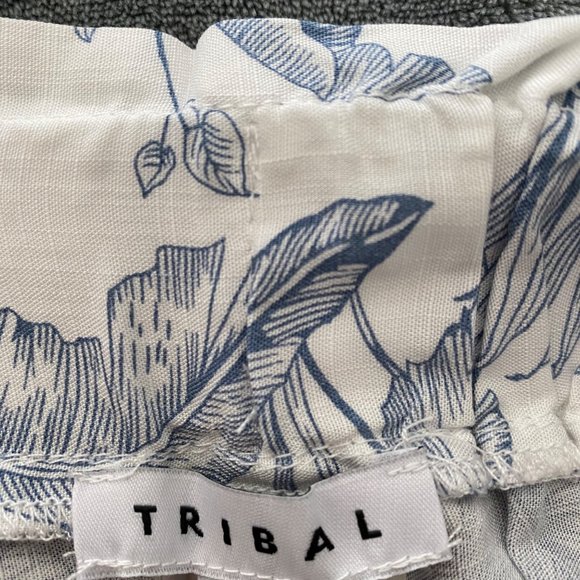 Tribal sz VARIOUS SIZES floral boho bohemian hippie high waisted wide leg ankle - Picture 10 of 10